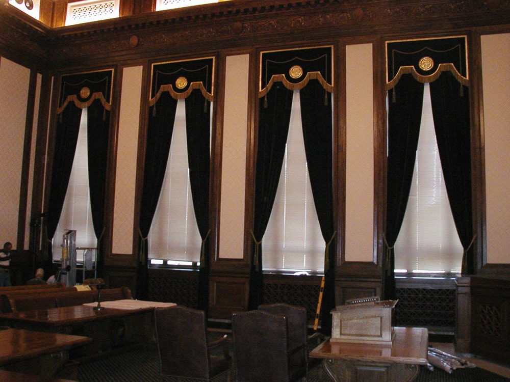 Commercial blinds at state capitol